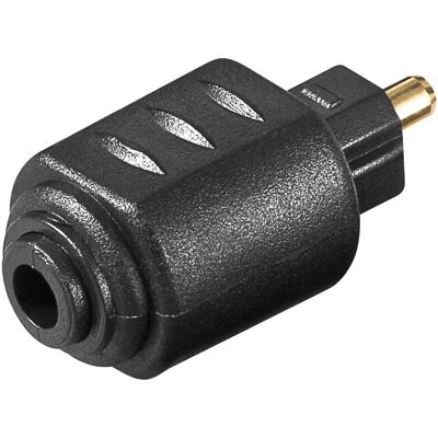 Goobay 11924 Optischer Mini Toslink Adapter - Schwarz - Audio Adapter Goobay 11924 Optischer Mini Toslink Adapter - Schwarz - Audio Adapter