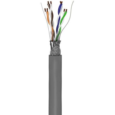 Goobay 15014 Netwerkkabel - 100m, Cat5e, SF/UTP, Grijs Goobay 15014 Netwerkkabel - 100m, Cat5e, SF/UTP, Grijs
