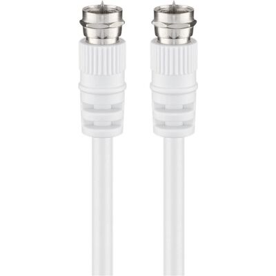 Kabel koncentrykowy Goobay 27202 - 10m wtyk F RG59 U Kabel koncentrykowy Goobay 27202 - 10m wtyk F RG59 U