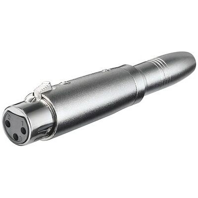 Goobay XLR 003 - 6,35 mm XLR-Adapter - Mono 3-polig Goobay XLR 003 - 6,35 mm XLR-Adapter - Mono 3-polig