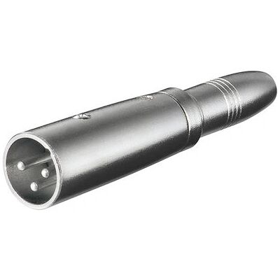 Goobay XLR 004 3-polig 6,35mm - Audioadapter - Mono XLR auf Klinke Goobay XLR 004 3-polig 6,35mm - Audioadapter - Mono XLR auf Klinke