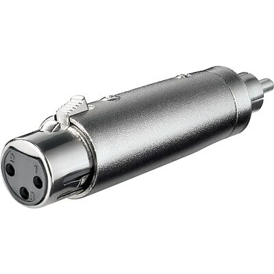 Goobay 27455 Kabel Gender Changer - XLR Weiblich zu RCA Männlich Goobay 27455 Kabel Gender Changer - XLR Weiblich zu RCA Männlich