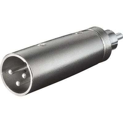 Adaptateur de câble XLR vers RCA Goobay 27456 - Argent - Audio Mono Adaptateur de câble XLR vers RCA Goobay 27456 - Argent - Audio Mono