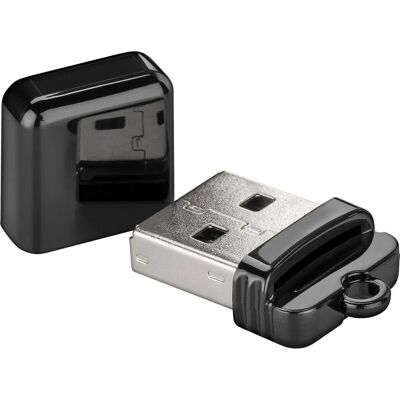 Goobay 38656 Kartenleser - Kompakter USB 2.0 MicroSD/SDHC Schwarz Goobay 38656 Kartenleser - Kompakter USB 2.0 MicroSD/SDHC Schwarz