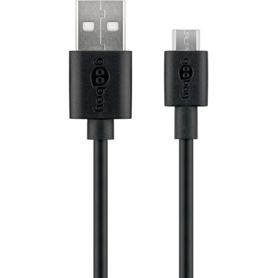 Wentronic 38659 USB-Kabel - Micro-USB B - 0,5 m - Schwarz - USB 2.0 Wentronic 38659 USB-Kabel - Micro-USB B - 0,5 m - Schwarz - USB 2.0