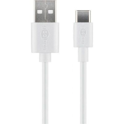 Goobay USB-C 0,1m Weiß - Daten & Ladekabel Goobay USB-C 0,1m Weiß - Daten & Ladekabel