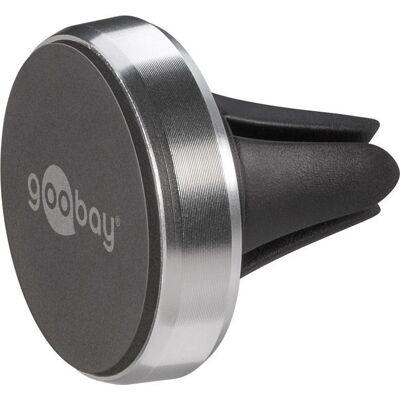 Goobay Magnetischer Halter für Smartphones - Schwarz & Silber Goobay Magnetischer Halter für Smartphones - Schwarz & Silber