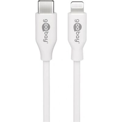 Goobay Lightning-Kabel - 1m - Weiß - Laden & Synchronisieren Goobay Lightning-Kabel - 1m - Weiß - Laden & Synchronisieren