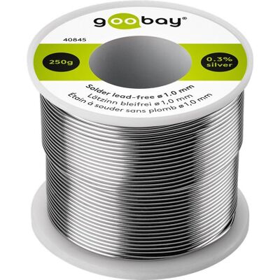 Goobay ólommentes forraszsin - Ø 1 mm, 250 g Goobay ólommentes forraszsin - Ø 1 mm, 250 g
