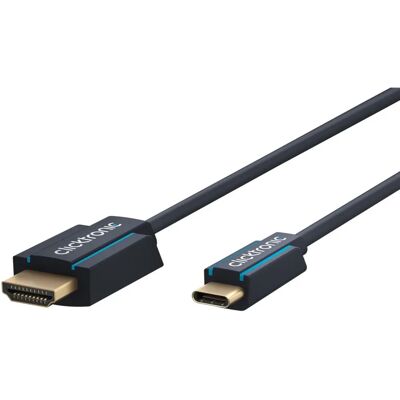 ClickTronic 44929 USB-C HDMI Adapter - Schwarz - Videokabel ClickTronic 44929 USB-C HDMI Adapter - Schwarz - Videokabel