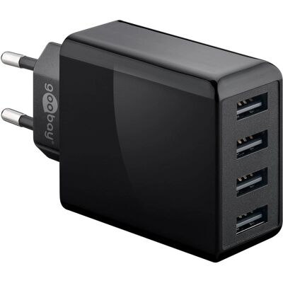 Goobay 44953 Mobiele Apparaat Oplader - Zwart - Universeel Goobay 44953 Mobiele Apparaat Oplader - Zwart - Universeel