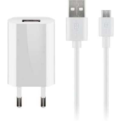 Goobay 44983 Wenge Micro USB Laddare - Inomhusbruk Goobay 44983 Wenge Micro USB Laddare - Inomhusbruk
