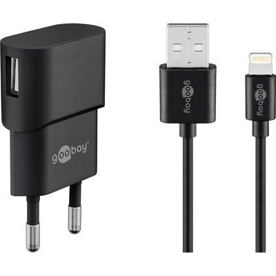Goobay 45294 Yleinen Musta AC-laturi - iPad/iPhone/iPod Goobay 45294 Yleinen Musta AC-laturi - iPad/iPhone/iPod