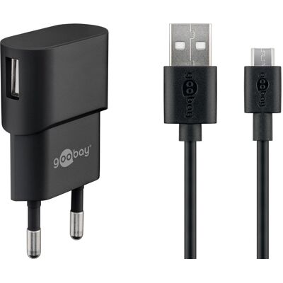 Goobay Micro-USB Laturi - Kompakti matkavirtalähde Goobay Micro-USB Laturi - Kompakti matkavirtalähde