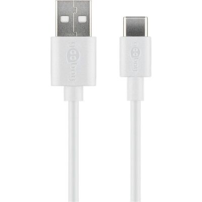 Goobay 45563 USB-Kabel - Daten & Laden - Weiß Goobay 45563 USB-Kabel - Daten & Laden - Weiß