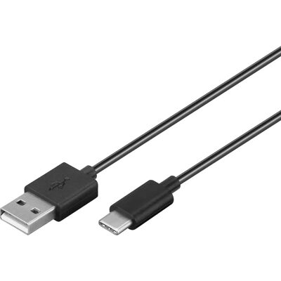 Cavo USB Wentronic Goobay - 1m, USB 3.1, USB-C a USB-A, Nero Cavo USB Wentronic Goobay - 1m, USB 3.1, USB-C a USB-A, Nero