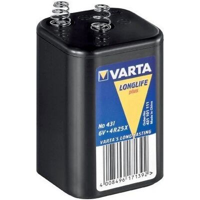 Varta 4R25-VA431 6V Zinc Chloride Battery - Battery Varta 4R25-VA431 6V Zinc Chloride Battery - Battery