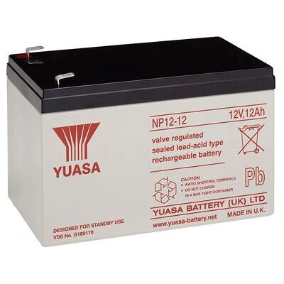 Yuasa NP12-12 Versiegelte Blei-Säure-Batterie - 12V 12Ah Yuasa NP12-12 Versiegelte Blei-Säure-Batterie - 12V 12Ah
