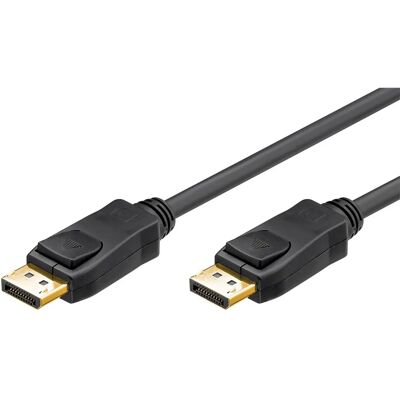 Goobay 49959 Câble DisplayPort - 2m - Noir - Publicité Goobay 49959 Câble DisplayPort - 2m - Noir - Publicité