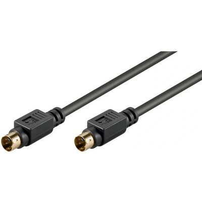 Goobay 50058 S-Video Kabel - 2m Abschirmtes Mini-DIN - Videokabel Goobay 50058 S-Video Kabel - 2m Abschirmtes Mini-DIN - Videokabel