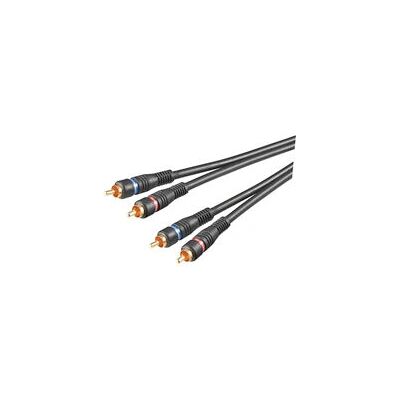 Goobay AVK 132-500 5m Audiokabel - Schwarz Goobay AVK 132-500 5m Audiokabel - Schwarz