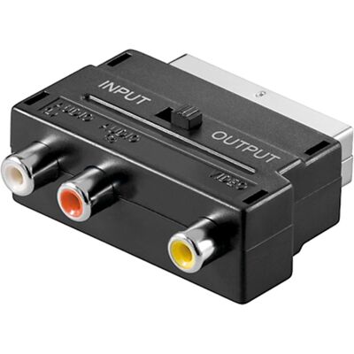 Goobay 50122 SCART Kabel met RCA - Audio Video Adapter Goobay 50122 SCART Kabel met RCA - Audio Video Adapter