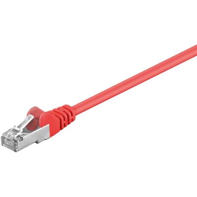Goobay 50150 nätverkskabel Cat5e F/UTP - 50cm - Röd Goobay 50150 nätverkskabel Cat5e F/UTP - 50cm - Röd