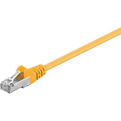 Goobay 68617 Network Cable - 0.25m, F/UTP, Yellow Goobay 68617 Network Cable - 0.25m, F/UTP, Yellow
