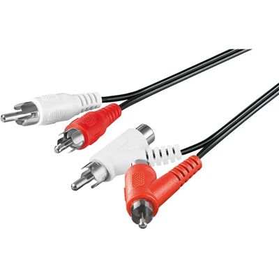Goobay 50214 Audio Kabel - 2 RCA Schwarz 1,5m Goobay 50214 Audio Kabel - 2 RCA Schwarz 1,5m