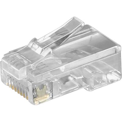 Connecteur RJ45 transparent Goobay 50252 - Publicité Connecteur RJ45 transparent Goobay 50252 - Publicité