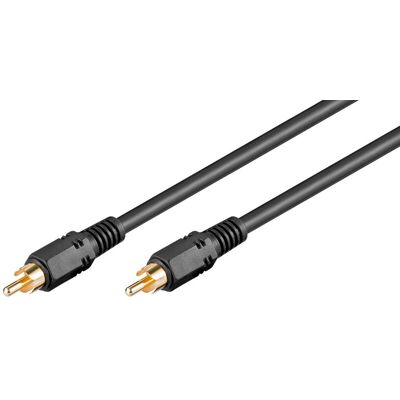 Goobay 50267 Audiokabel - 2 m RCA Schwarz Goobay 50267 Audiokabel - 2 m RCA Schwarz