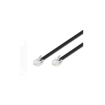Microconnect MPK103B Zwart 3m Telefoonkabel - RJ12 Microconnect MPK103B Zwart 3m Telefoonkabel - RJ12