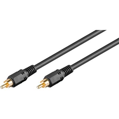Câble audio numérique coaxial Goobay AVK 238-0500 - Noir Câble audio numérique coaxial Goobay AVK 238-0500 - Noir