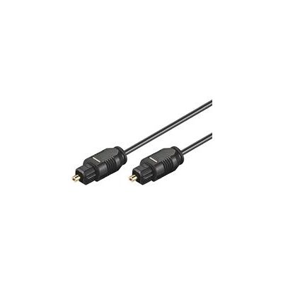 Goobay 2m Toslink Optisches Digital Audio Kabel - Schwarz Goobay 2m Toslink Optisches Digital Audio Kabel - Schwarz
