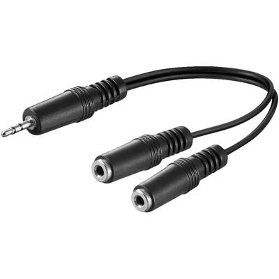 Goobay Mono Audio 3,5mm Splitter Kabel - 20cm Goobay Mono Audio 3,5mm Splitter Kabel - 20cm