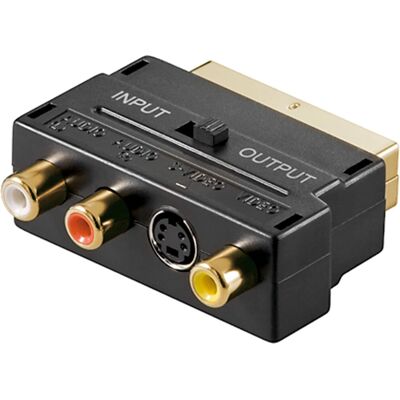 Goobay 50499 Kabeladapter - RCA Mini-DIN SCART Goobay 50499 Kabeladapter - RCA Mini-DIN SCART