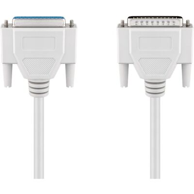 Cavo seriale Goobay 50541 - 1.8m, Grigio, DB-25 Cavo seriale Goobay 50541 - 1.8m, Grigio, DB-25