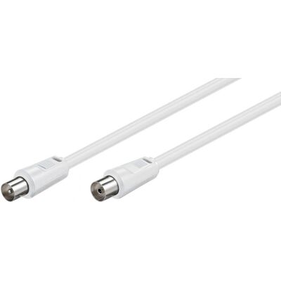 WENTRONIC GMBH Goobay Koaxialkabel - Weiß - 1,5 m - Koaxial WENTRONIC GMBH Goobay Koaxialkabel - Weiß - 1,5 m - Koaxial