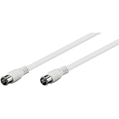 Wentronic GMBH Weißes F-Quick Koaxialkabel 2,5 m Wentronic GMBH Weißes F-Quick Koaxialkabel 2,5 m