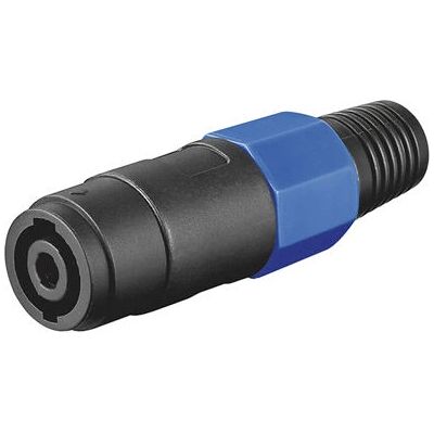 Connecteur de câble Goobay 50836 - Noir, Bleu - Audio, Professionnel, Durable - Publicité Connecteur de câble Goobay 50836 - Noir, Bleu - Audio, Professionnel, Durable - Publicité