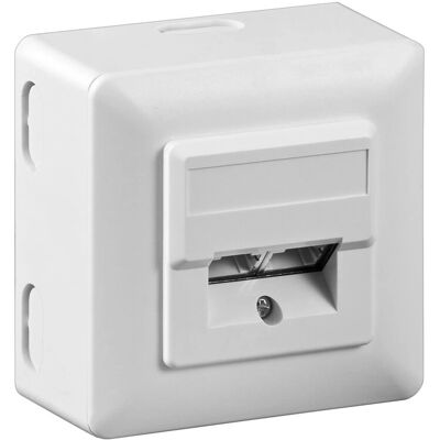Goobay 50943 Nätverksuttag - Skärmad, 2x RJ45 Goobay 50943 Nätverksuttag - Skärmad, 2x RJ45