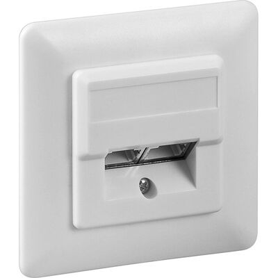 Goobay 50972 Hálózati aljzat - 2 x RJ-45 - Fehér Goobay 50972 Hálózati aljzat - 2 x RJ-45 - Fehér