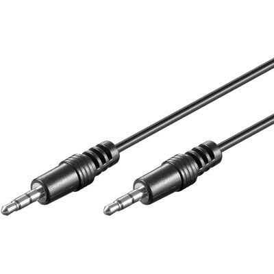 Goobay 51141 Audiokabel - 0,6 m - Schwarz - Audiokabel Goobay 51141 Audiokabel - 0,6 m - Schwarz - Audiokabel