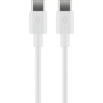 Kabel USB-C 2m Biały Goobay 51244 Kabel USB-C 2m Biały Goobay 51244