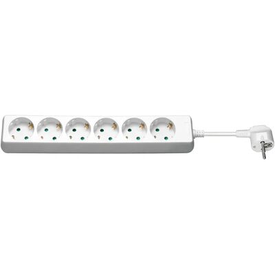 Goobay 51296 Mehrfachsteckdose - 6 Steckdosen, 1,5 m, Indoor Goobay 51296 Mehrfachsteckdose - 6 Steckdosen, 1,5 m, Indoor