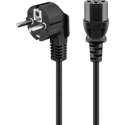 Goobay 51320 Netzkabel - Schutzkontakt/Geräte C13 Goobay 51320 Netzkabel - Schutzkontakt/Geräte C13