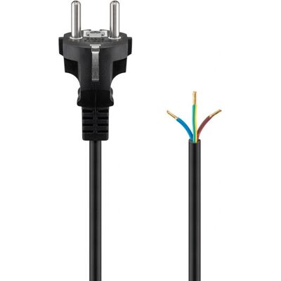 Goobay 51327 Netzkabel - Typ F, 1,5 m, Schwarz Goobay 51327 Netzkabel - Typ F, 1,5 m, Schwarz
