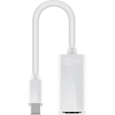 Goobay Mini DisplayPort till HDMI-adapter - Full HD, 0,15m Goobay Mini DisplayPort till HDMI-adapter - Full HD, 0,15m