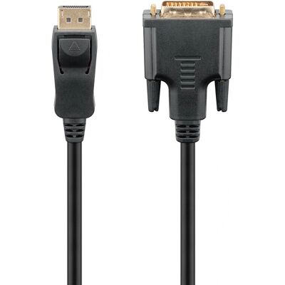 Adapter kabla DisplayPort do DVI-D 1m od Goobay Adapter kabla DisplayPort do DVI-D 1m od Goobay