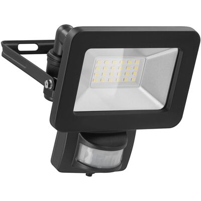 Goobay LED Floodlight - 20W, Musta, PIR-anturi - Ulkokäyttöön Turvallisuusvalo Goobay LED Floodlight - 20W, Musta, PIR-anturi - Ulkokäyttöön Turvallisuusvalo
